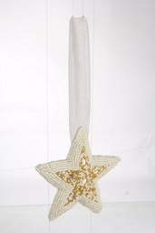 [S-B0926819] 6x Pendaglio Rahul Stella Oro