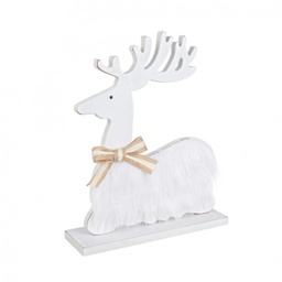 [S-B0929259] 6x Renna Katrin Seduto Bianco