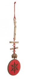 [S-B0917430] 6x String Bormio Neve To Rosso