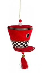 [S-B0939205] 8x Pendaglio Alwyn Cappello Rosso