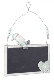 [S-B0929079] 8x Pendaglio Lavagna Arya Babbo Verde