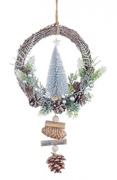 [S-B0932433] 8x Pendaglio Reynard To Bacca Argento