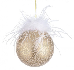 [S-B0927431] 8x Pendaglio Vt Plumette Oro D100