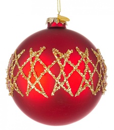 [S-B0937241] 8x Sfera Vt Embellish Rosso D100