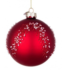 [S-B0934036] 8x Sfera Vt Gem Ramo Rosso Op D100