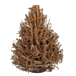 [S-V6118160000] Albero in legno oro con glitter, ø30cm x h44cm