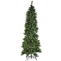 [S-V6136930005] Albero Slim Verde Monte Amiata con 344 Rami - 29cmø x 150cm