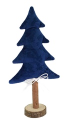 [S-V6329750000] Albero Tessuto Blu 17x7x34,5 cm