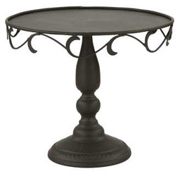 [S-V9176260000] Alzata portadolci in ferro gra. ne. yf-6060 - Ø 30,5 cm, h 26