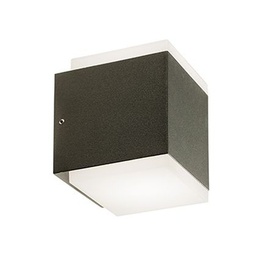 [S-SOV99174/16] Applique LED 6W+6W 4000K - Linea Tango Grafite