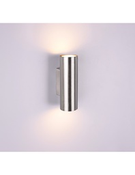 [S-TRIO212400207] Applique Cilindro Nichel Doppia Emissione Luce Marley Trio Lighting