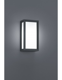 [S-TRIO228060142] Applique da Esterno Timok Led Antracite H25 cm
