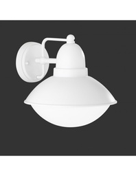 [S-TRIO227460131] Applique bianco opaco IP44 1xE27 Amur