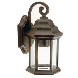 [S-SOV776/11] Applique in Alluminio con Diffusore in Vetro Trasparente Molato - Altezza Max 155mm - Potenza Massima 60W