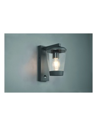 [S-TRIO211069142] Applique Lanterna Cavado Alluminio Antracite IP44 Con Sensore