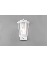 [S-TRIO211069131] Applique Lanterna Cavado Bianco con Sensore di Movimento