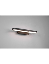 [S-TRIO283770132] Applique LED da bagno moderno nero IP44