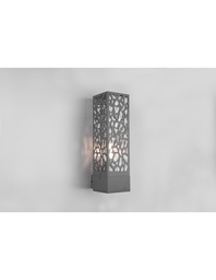 [S-TRIO207360142] Applique Rettangolare Antracite IP44 per Esterno