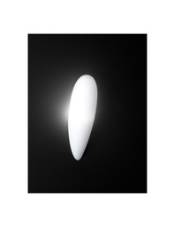 [S-TRIO204700101] Applique Goccia Vetro Opalino Bianco 1xE27 Toulon Trio Lighting