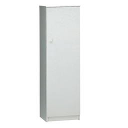 [S-O30200BIK] Armadio Multiuso con una Porta Bianco 46x34x h147 cm