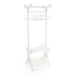 [S-B0721290] Attaccapanni classico con 3 ripiani Emily 170h cm