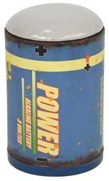 [S-V9125610000] Bidone Cilindrico Blu Power - Ø 35 cm x 55 cm