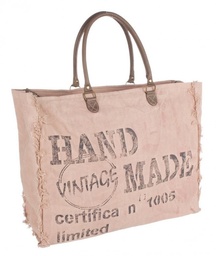 [S-B0143010] Borsa in cotone e pelle Legend 11133