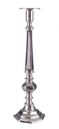 [S-B0186259] Candelabro Chandana 1 Fuoco Argento H.59  Cod.0186259