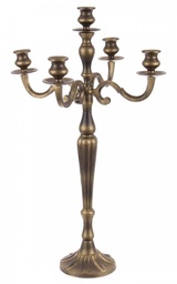 [S-B0186232] Candelabro Laryn 5Fuochi Brunito H70