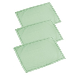 [S-V7909710000] Set di 3 Canovacci Amelie Verde Acqua 50x70 cm