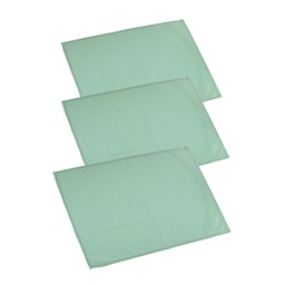 [S-V7908350000] Set 3 Canovacci Juliette Verde Acqua 50x70 cm