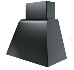 [S-ART895240] Cappa aspirante BRIO METAL in acciaio inox brunito cm 150