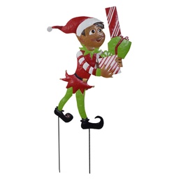 [S-V6322160000] Cartello metallo elfo 45x0,5x91 cm