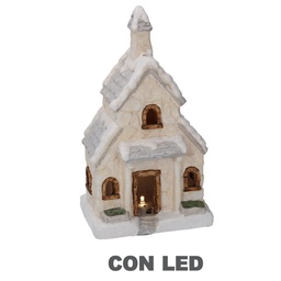 [S-V6141820000] Casetta in resina crema 16x11x28 cm