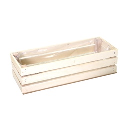 [S-V5035770000] Cassetto in Legno Naturale con Nylon 32x16x12 cm