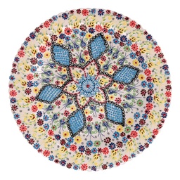 [S-V5867480000] Centrotavola ceramica bianco tondo ø40h4