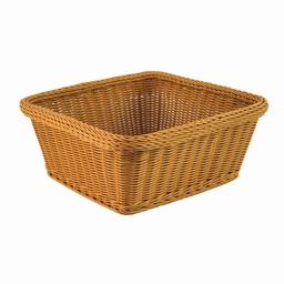 [S-V0103820000] Cesta Espositore Polyrattan Francesina Marrone 38,5x38,5h17