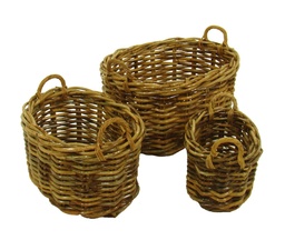 [S-V4713800000] Cesta portalegna ovale in rattan Alaska 1-3, cm79x61h41