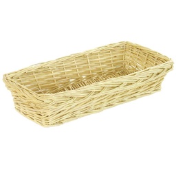[S-V1600950000] Cestina in vimini naturale rettangolare 40x19x8,5 cm