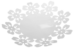 [S-V9114660000] Cesto sottopiatto ferro bianco an-1842 Ø cm. 29 h 4,5