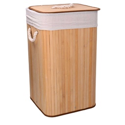 [S-V1992280000] Cestone in bambù naturale 35x35x60 cm