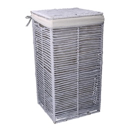 [S-V1992750000] Cestone pieghevole grigio chiaro quadro cm31x31h60