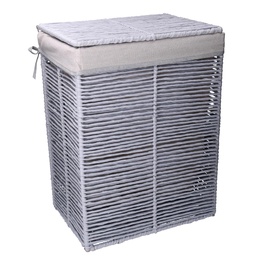 [S-V1992740000] Cestone pieghevole grigio chiaro rettangolare cm30x40h55