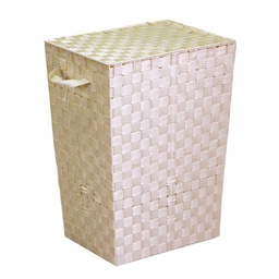 [S-V1992570000] Cestone poliestere crema foderato rettangolare cm40x30h53
