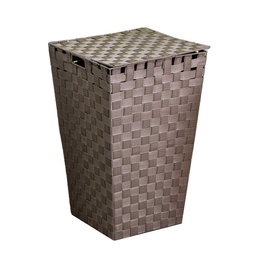 [S-V1992650000] Cestone foderato poliestere tortora cm33x33h53