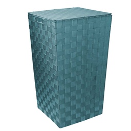 [S-V1992670000] Cestone verde acqua foderato quadro cm33x33h53