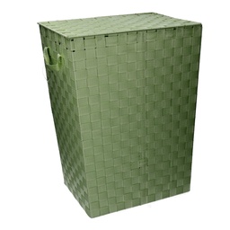 [S-V1992610000] Cestone verde chiaro foderato rettangolare cm40x30h53