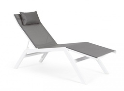 [S-B0663345] Chaise Longue C-P Krion Bianco 65,5x177x105 cm