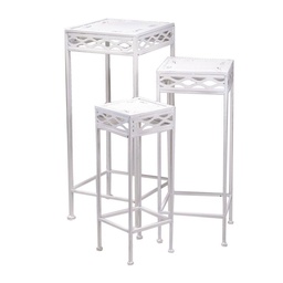 [S-V6435810000] Colonnina metallo bianco brush 1-3 cm29x29h70