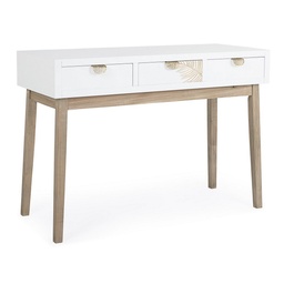 [S-B0744969] Consolle con 3 cassetti Folium 110x40x78h cm